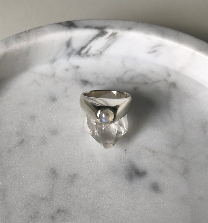 TOWER RING - MOONSTONE