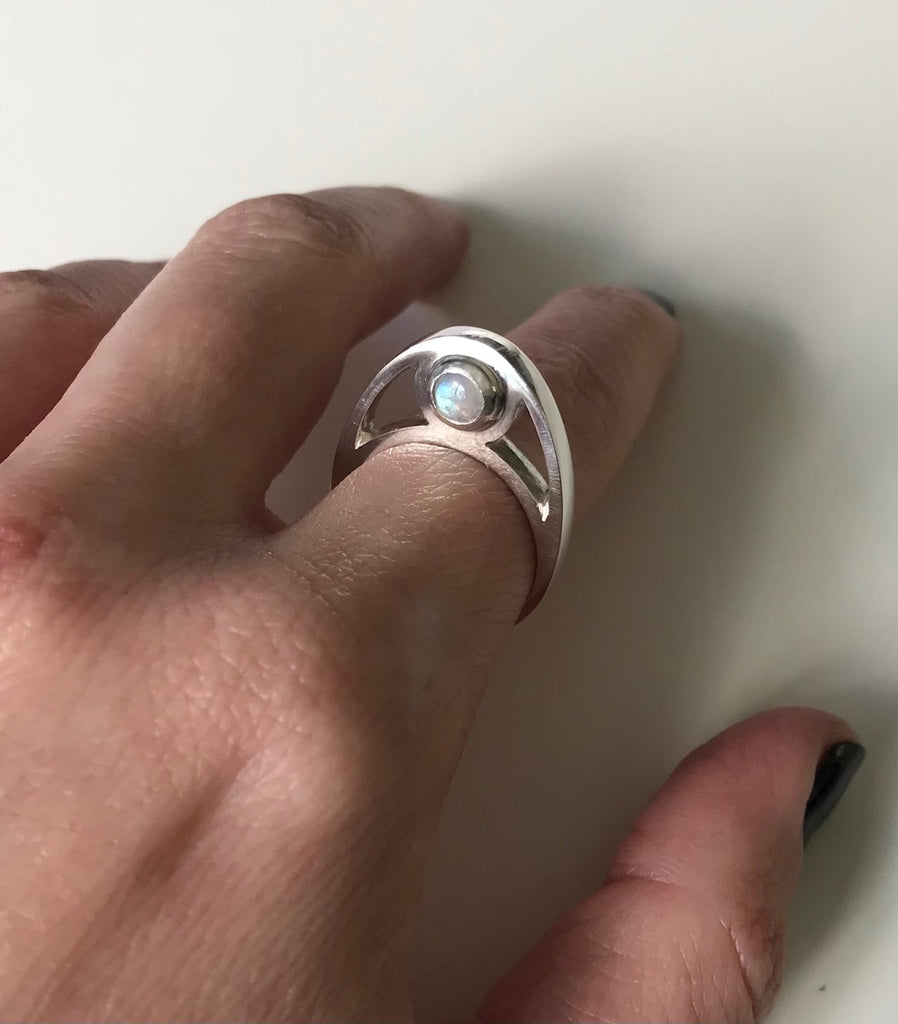 ORB RING - MOONSTONE