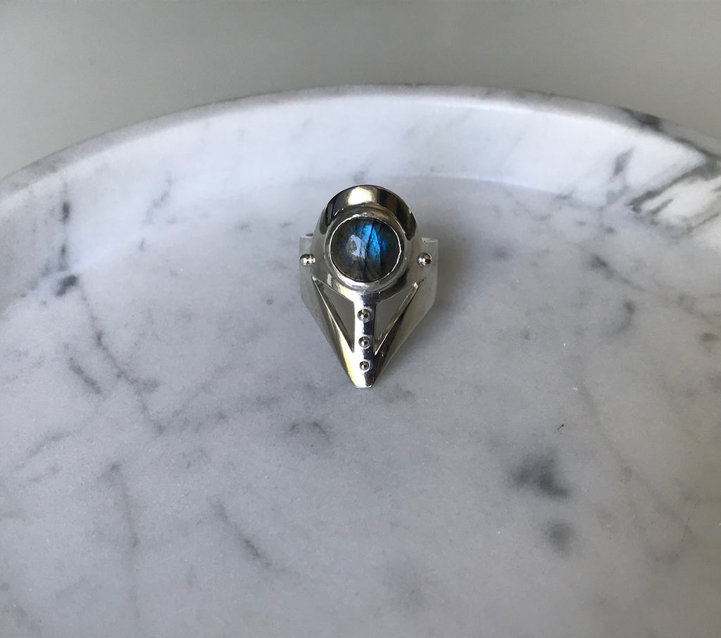 SAGA RING - LABRADORITE