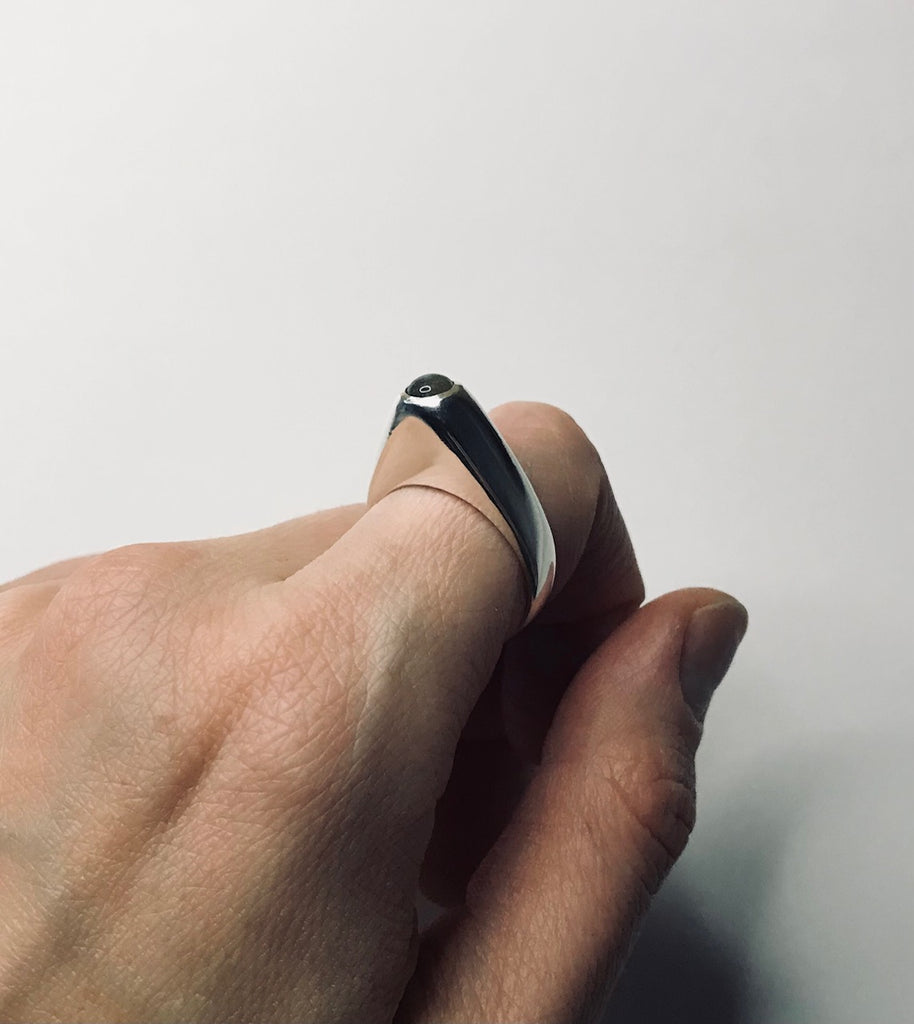 TOWER RING - LABRADORITE