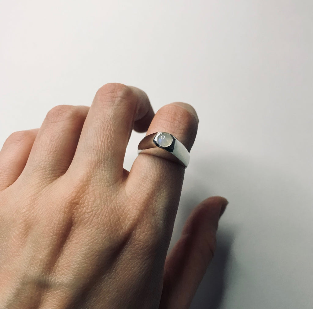 TOWER RING - MOONSTONE