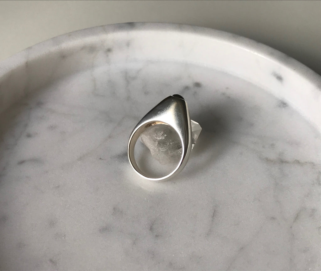 TOWER RING - LABRADORITE