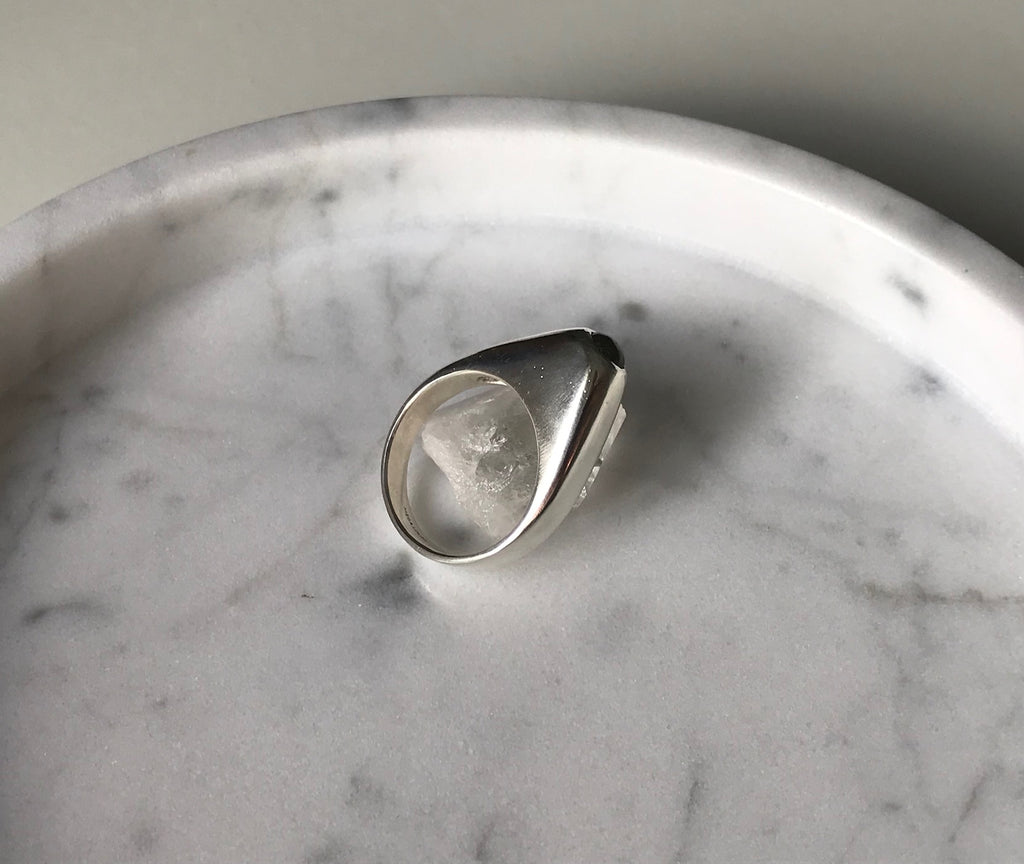 TOWER RING - LABRADORITE