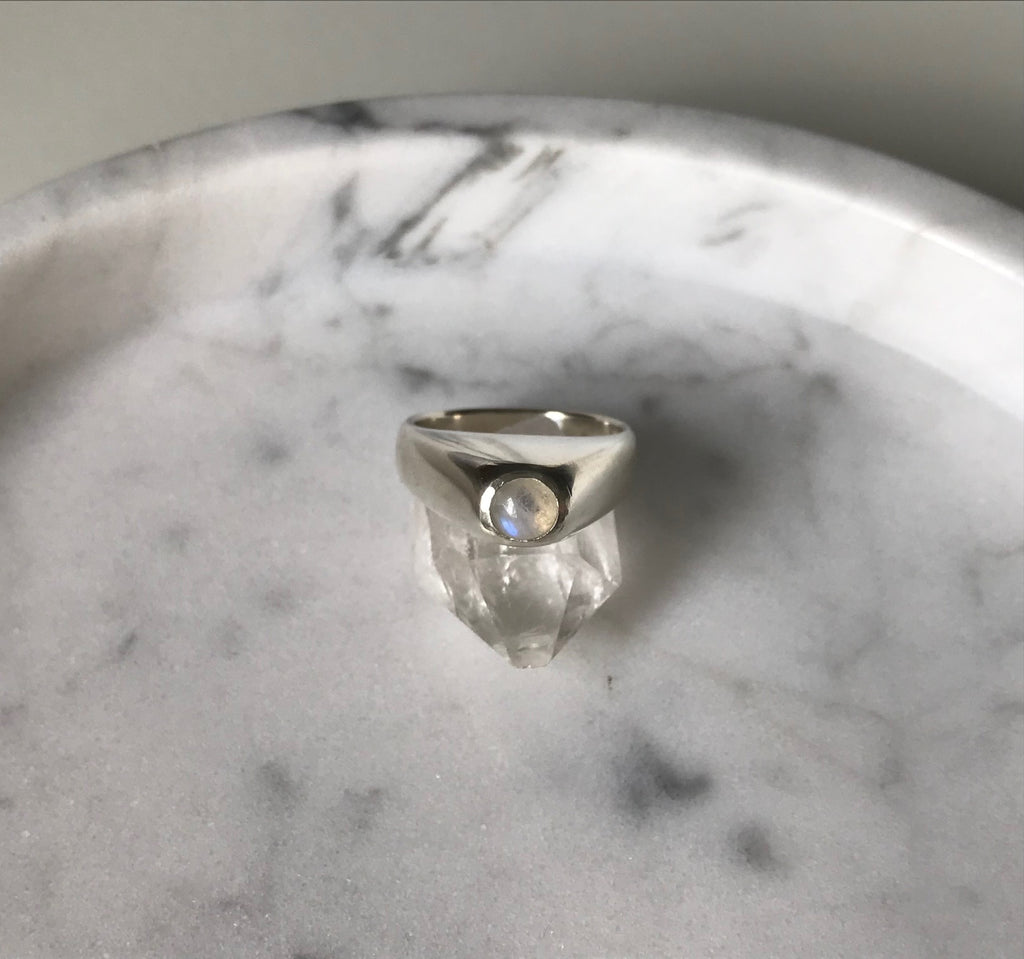 TOWER RING - MOONSTONE