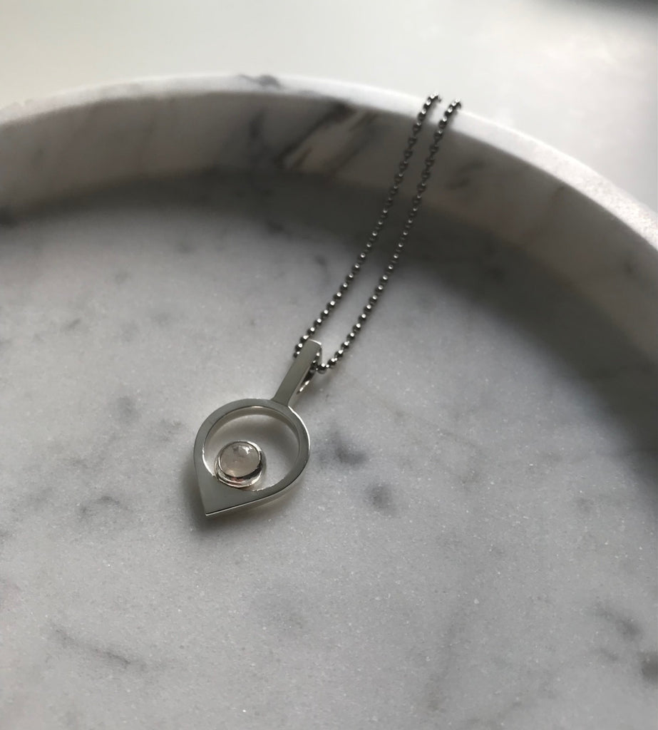 MINI MOONRISE PENDANT - MOONSTONE