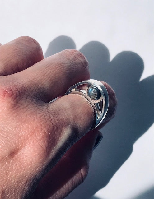 ORB RING - LABRADORITE