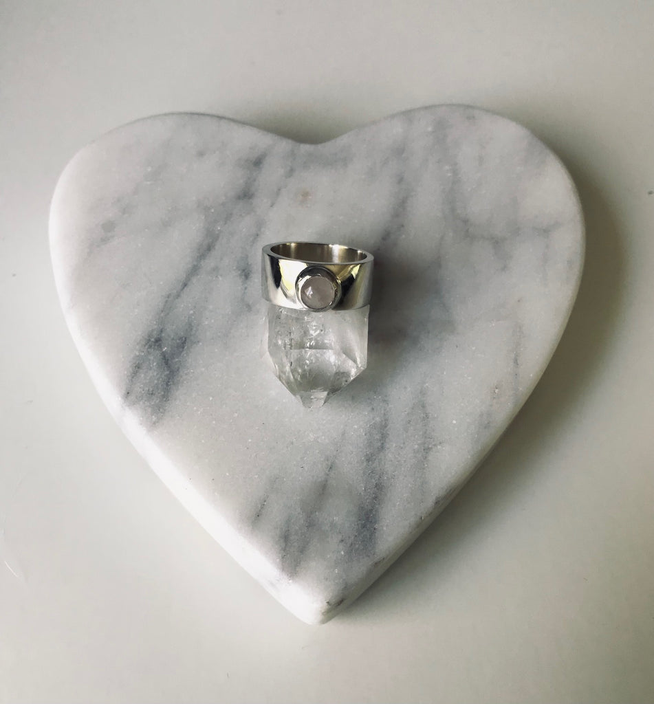 CERES RING - ROSE QUARTZ